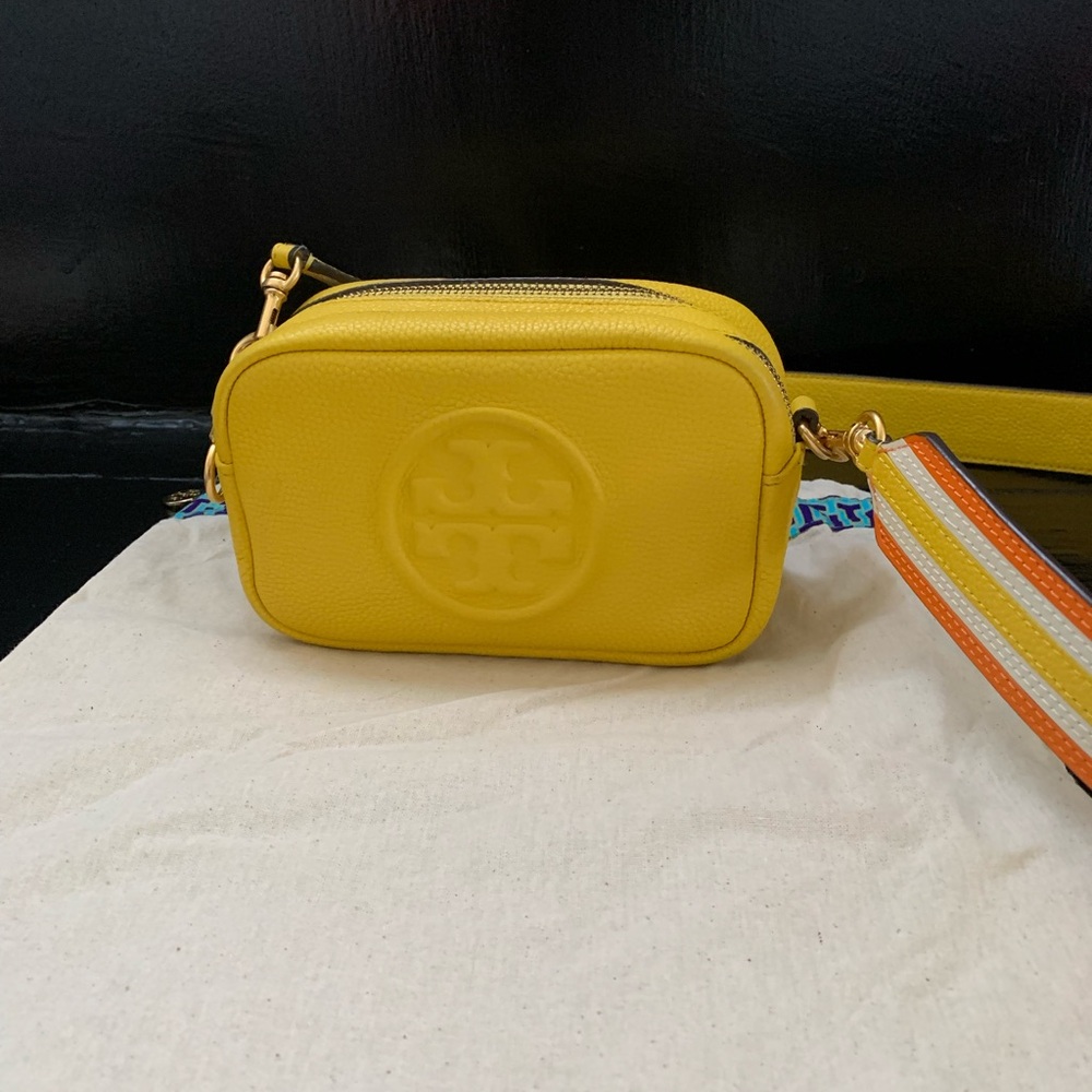 Tory Burch  Miller Mini Vibrant Yellow Crossbody Bag